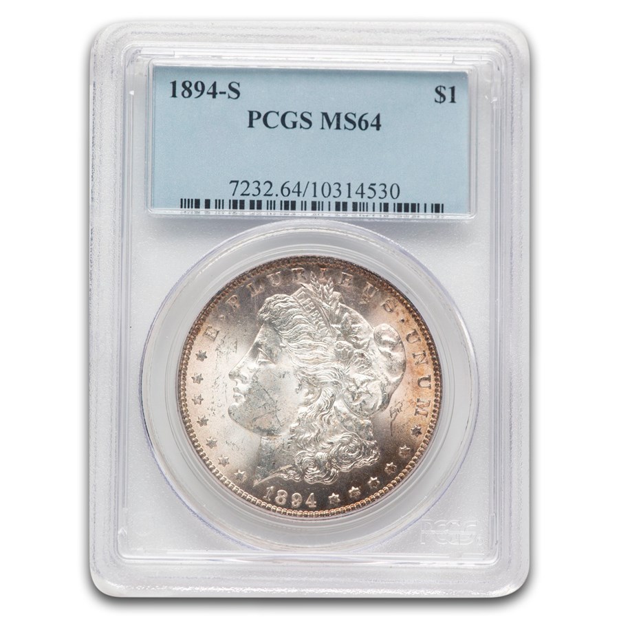 1894-S Morgan Dollar MS-64 PCGS
