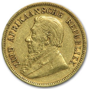 1894 South Africa Gold 1/2 Pond Paul Kruger VF 1894 South Africa Gold 1/2 Pond Paul Kruger VF