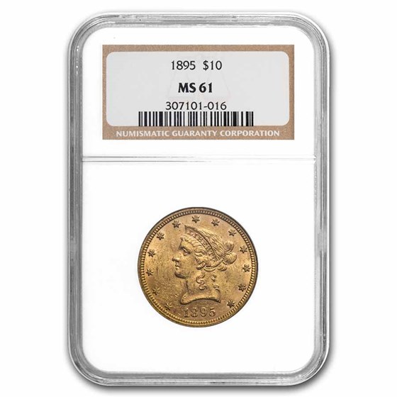1895 $10 Liberty Gold Eagle MS-61 NGC 1895 $10 Liberty Gold Eagle MS-61 NGC