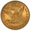 1895 $10 Liberty Gold Eagle MS-62 PCGS