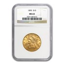 1895 $10 Liberty Gold Eagle MS-63 NGC