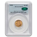 1895 $2.50 Liberty Gold Quarter Eagle MS-64 PCGS CAC