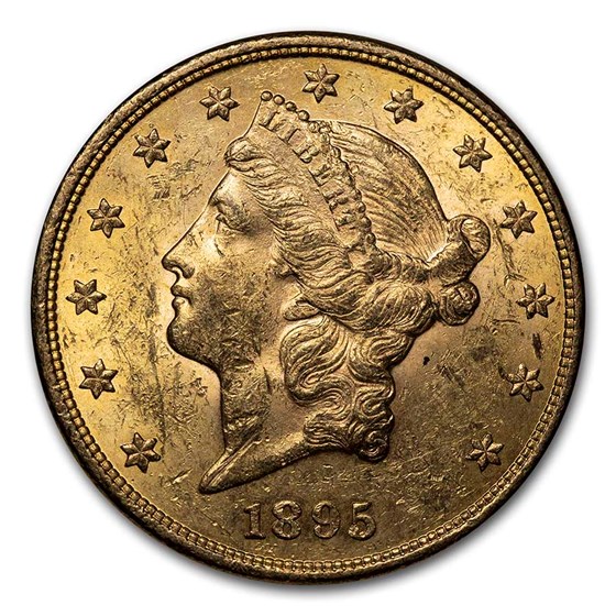 1895 $20 Liberty Gold Double Eagle AU 1895 $20 Liberty Gold Double Eagle AU