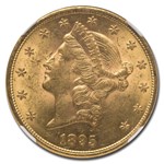 1895 $20 Liberty Gold Double Eagle MS-61 NGC