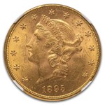 1895 $20 Liberty Gold Double Eagle MS-62 NGC