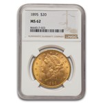 1895 $20 Liberty Gold Double Eagle MS-62 NGC