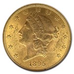 1895 $20 Liberty Gold Double Eagle MS-62 PCGS CAC