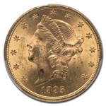 1895 $20 Liberty Gold Double Eagle MS-62 PCGS