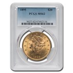 1895 $20 Liberty Gold Double Eagle MS-62 PCGS
