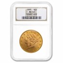 1895 $20 Liberty Gold Double Eagle MS-63 NGC