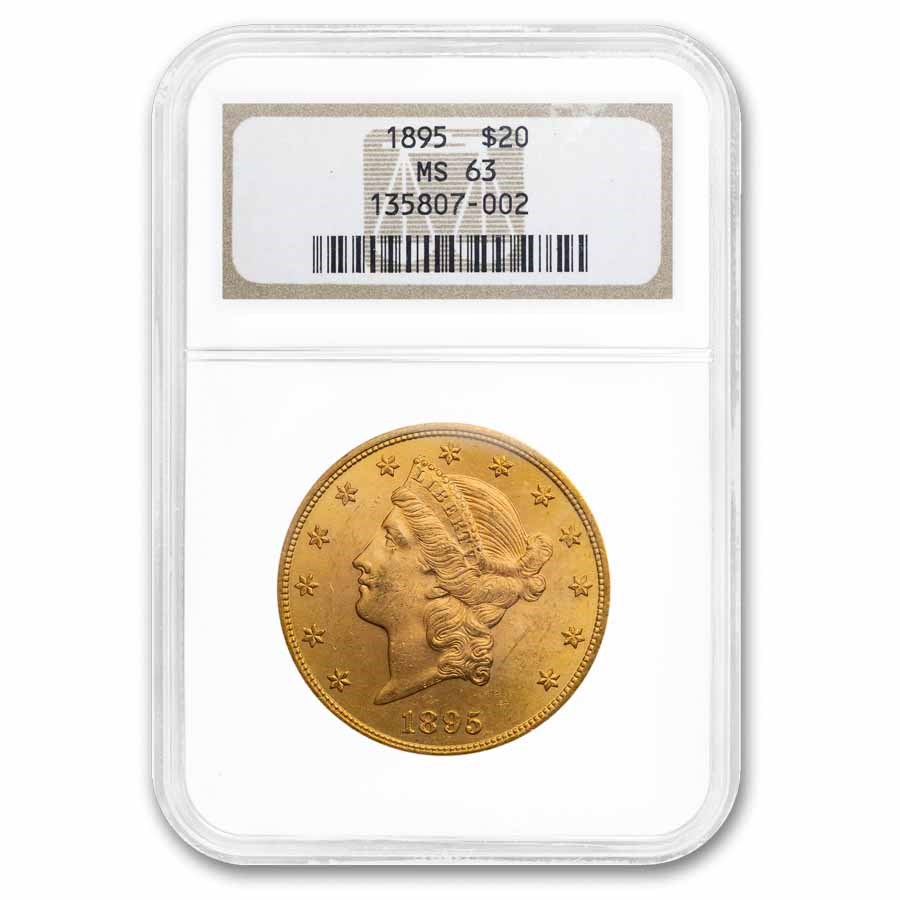1895 $20 Liberty Gold Double Eagle MS-63 NGC