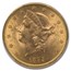 1895 $20 Liberty Gold Double Eagle MS-63 PCGS