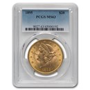 1895 $20 Liberty Gold Double Eagle MS-63 PCGS