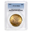 1895 $20 Liberty Gold Double Eagle MS-64 PCGS 1895 $20 Liberty Gold Double Eagle MS-64 PCGS