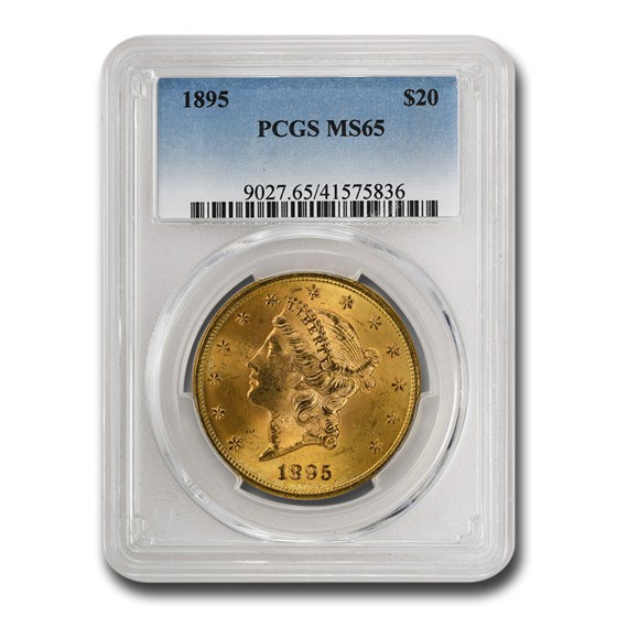 1895 $20 Liberty Gold Double Eagle MS-65 PCGS 1895 $20 Liberty Gold Double Eagle MS-65 PCGS