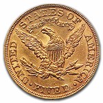 1895 $5 Liberty Gold Half Eagle AU