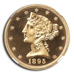 1895 $5 Liberty Gold Half Eagle PF-66+ UCAM NGC