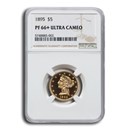 1895 $5 Liberty Gold Half Eagle PF-66+ UCAM NGC