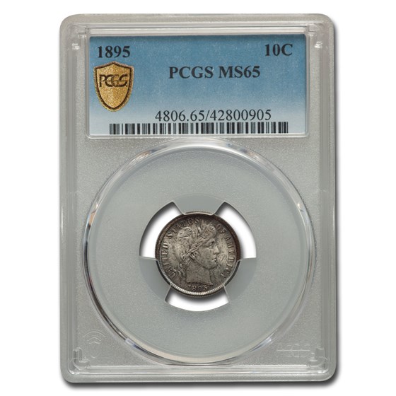 1895 Barber Dime MS-65 PCGS 1895 Barber Dime MS-65 PCGS