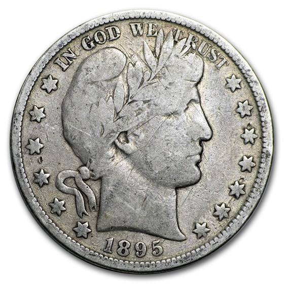 1895 Barber Half Dollar VG 1895 Barber Half Dollar VG