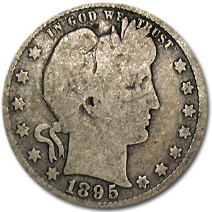 1895 Barber Quarter Good/VG 1895 Barber Quarter Good/VG