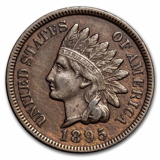 1895 Indian Head Cent XF Details (Cleaned, Corroded or Dmgd) 1895 Indian Head Cent XF Details (Cleaned, Corroded or Dmgd)