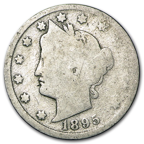 1895 Liberty Head V Nickel AG