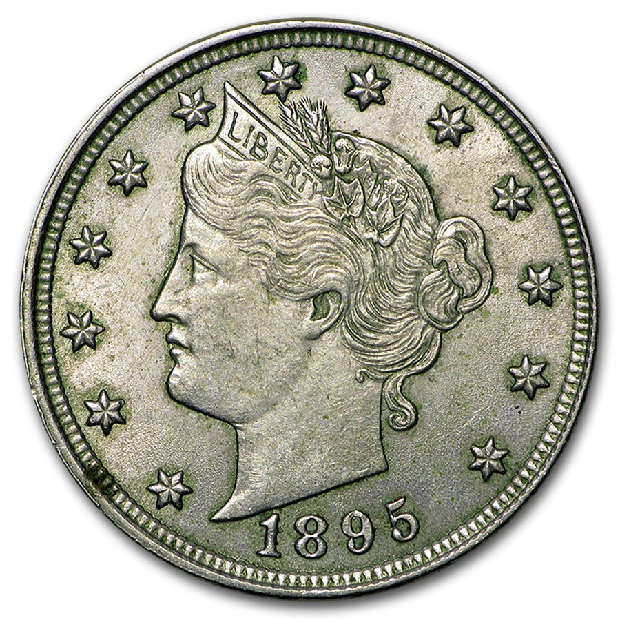 1895 Liberty Head V Nickel Fine