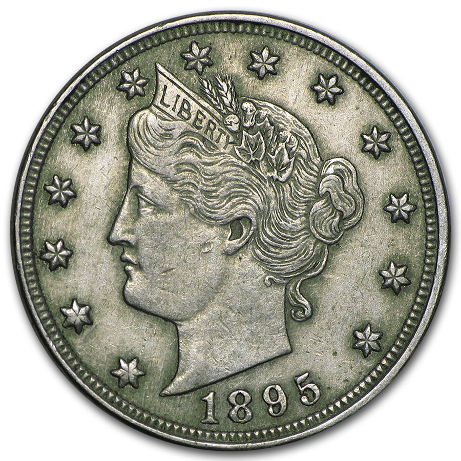 1895 Liberty Head V Nickel VF