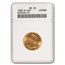 1895-M Australia Gold Sovereign Veil Head Victoria MS-62 ANACS