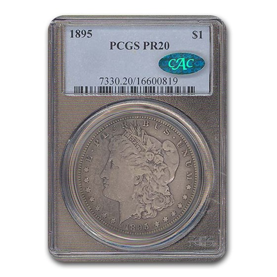 1895 Morgan Dollar PR-20 PCGS CAC 1895 Morgan Dollar PR-20 PCGS CAC