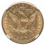 1895-O $10 Liberty Gold Eagle AU-58 NGC