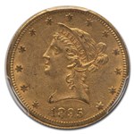 1895-O $10 Liberty Gold Eagle AU-58 PCGS