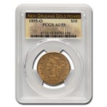 1895-O $10 Liberty Gold Eagle AU-58 PCGS
