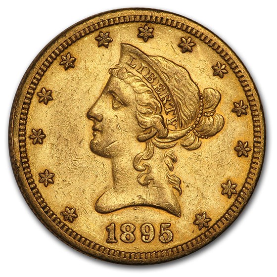 1895-O $10 Liberty Gold Eagle AU (Cleaned) 1895-O $10 Liberty Gold Eagle AU (Cleaned)