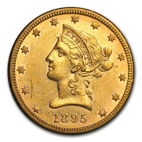 1895-O $10 Liberty Gold Eagle AU 1895-O $10 Liberty Gold Eagle AU