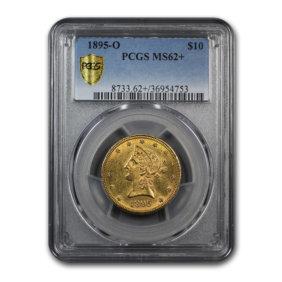 1895-O $10 Liberty Gold Eagle MS-62+ PCGS