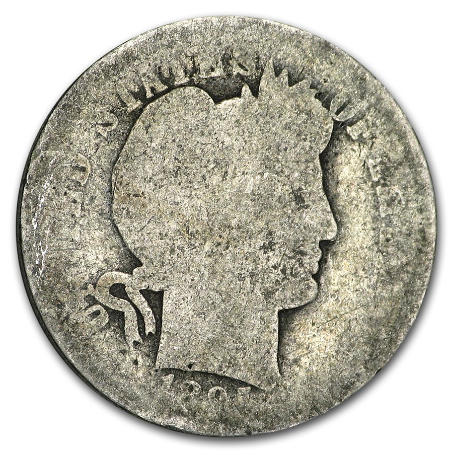 1895-O Barber Dime AG