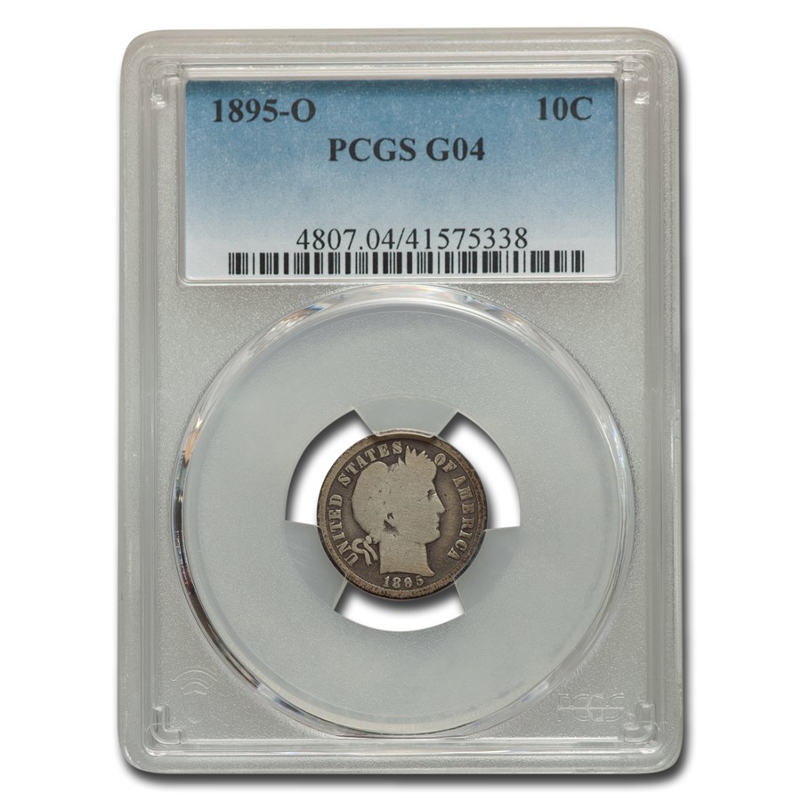 1895-O Barber Dime Good-4 PCGS