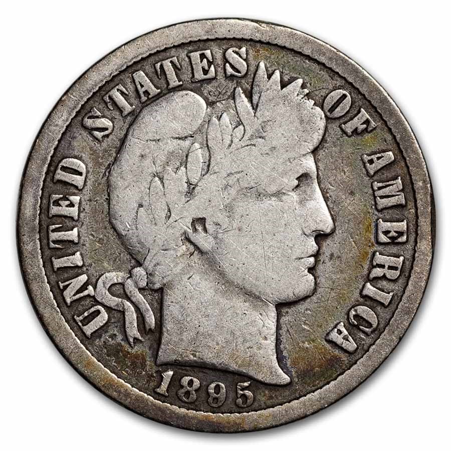 1895-O Barber Dime VG