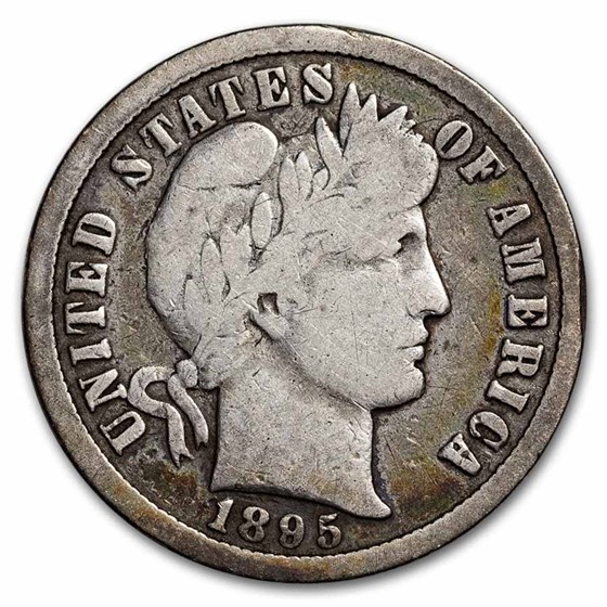 1895-O Barber Dime VG 1895-O Barber Dime VG