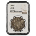 1895-O Morgan Dollar AU-53 NGC (Toned)