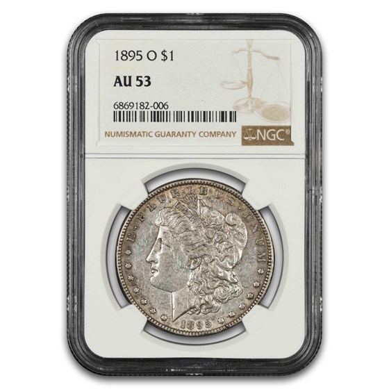 1895-O Morgan Dollar AU-53 NGC