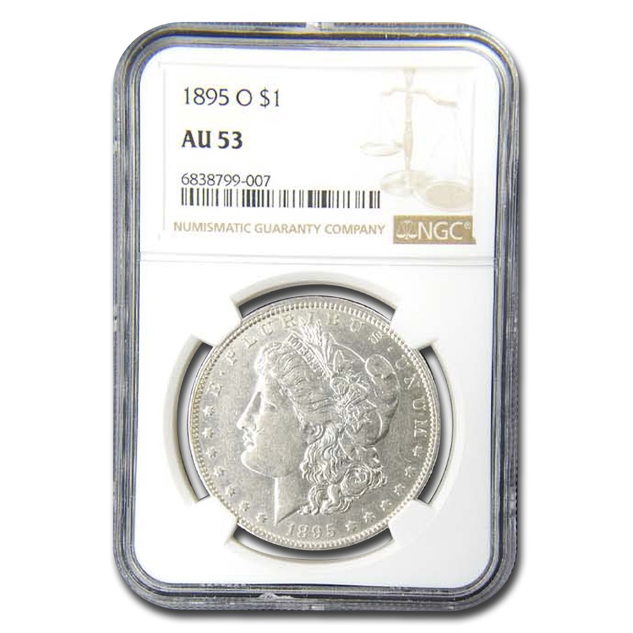 1895-O Morgan Dollar AU-53 NGC