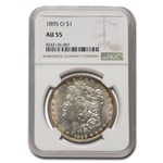 1895-O Morgan Dollar AU-55 NGC