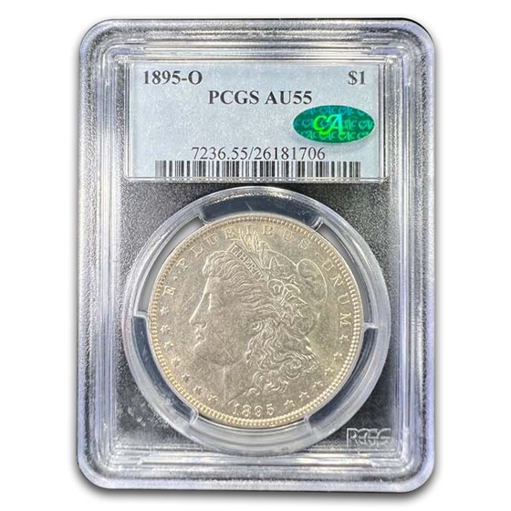 1895-O Morgan Dollar AU-55 PCGS CAC