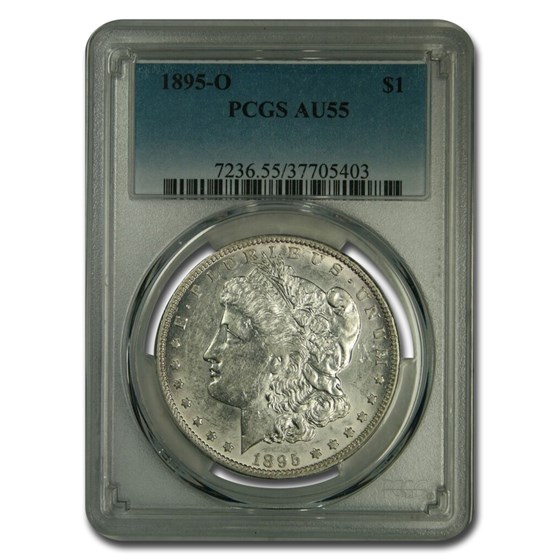 1895-O Morgan Dollar AU-55 PCGS 1895-O Morgan Dollar AU-55 PCGS