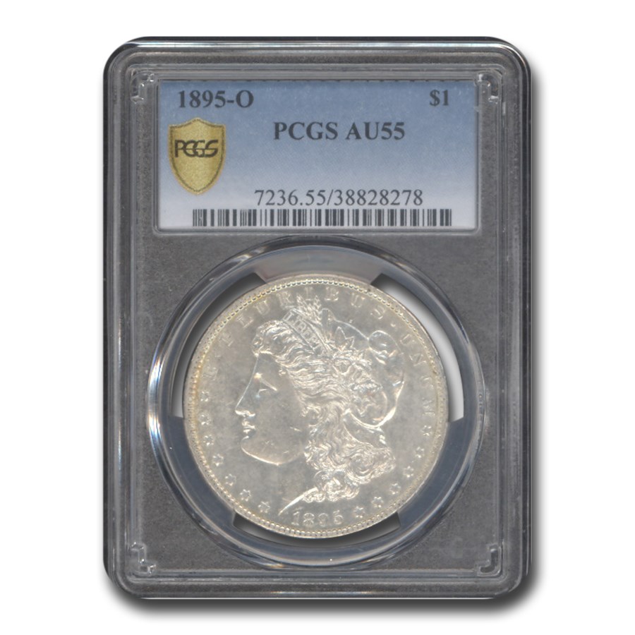 1895-O Morgan Dollar AU-55 PCGS