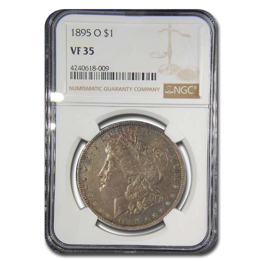 1895-O Morgan Dollar VF-35 NGC