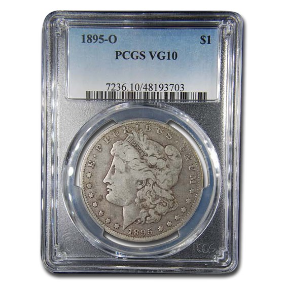 1895-O Morgan Dollar VG-10 PCGS 1895-O Morgan Dollar VG-10 PCGS